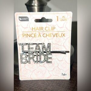 Team Bride Hair Clip 3 count